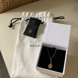 Mejuri Moon Tarot Necklace Gold Vermeil